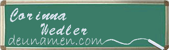 Corinna Wedler Visitenkarte